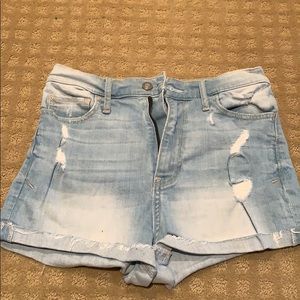 Hollister High Rise Jean Shorts